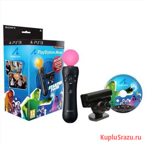 Контроллер Move + Камера + игра Sony PS3 Череповец - изображение 1