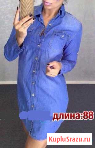 Джинсовое платье/туника (новая) Воронеж - изображение 1