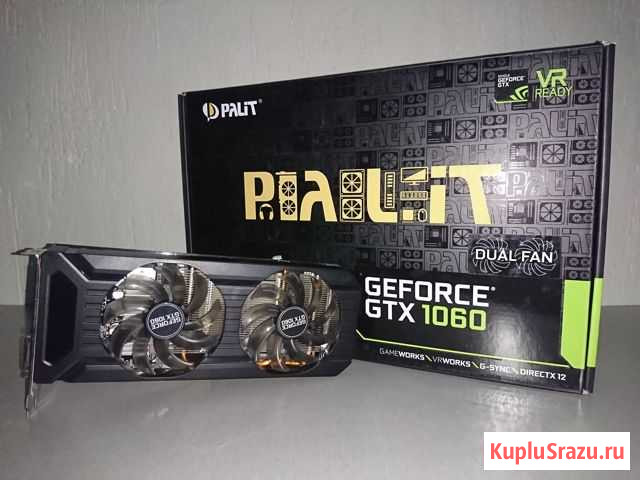 Игровая видеокарта Palit Dual GTX 1060 3GB Черкесск - изображение 1