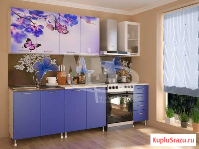 Кухня «Бабочки» 2 метра Мурманск - изображение 1