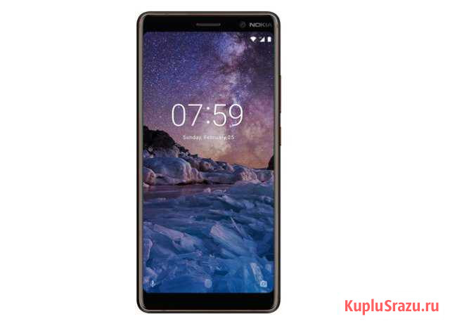 Nokia 7 Plus Black Новый Рст Пермь - изображение 1