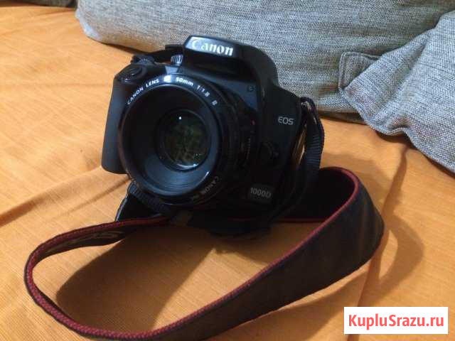 Зеркальный фотоаппарат Canon 1000D Кудымкар - изображение 1