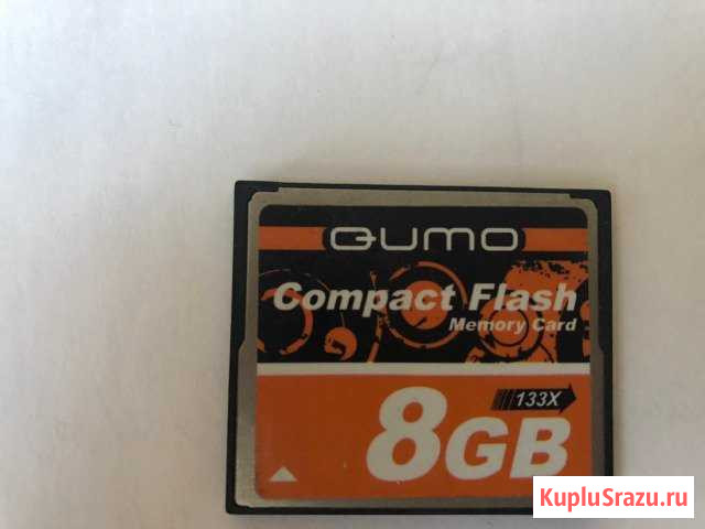 Карта памяти CF /Compact Flash/ qumo 8 Гб 133x во Владивосток - изображение 1