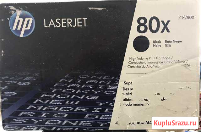 Картридж HP LaserJet CF280X Тольятти - изображение 1