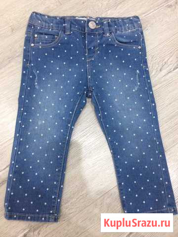 Джинсы для девочки Zara 78cm Тюмень - изображение 1