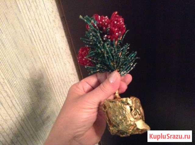 Северная хвойная красавица из бисера Ессентуки - изображение 1