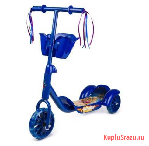 Продаётся трехколесный самокат с корзиной Мичуринск - изображение 1