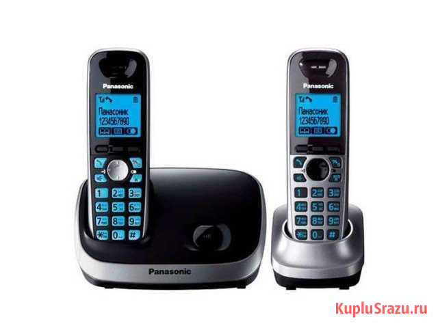 Panasonic KX-TG6512RU две трубки, две базы Тверь - изображение 1