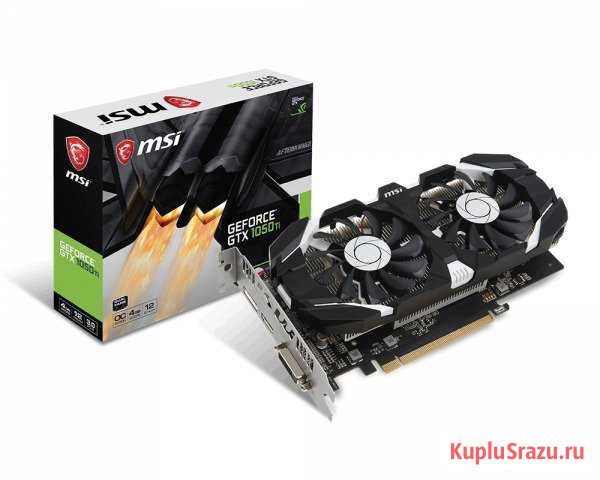 Видеокарта MSI GeForce GTX 1050 Ti OC Чебоксары - изображение 1