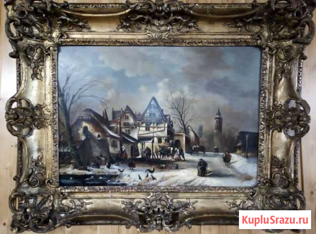 Картина художник C.Meijer масло, большой размер Озёры - изображение 1