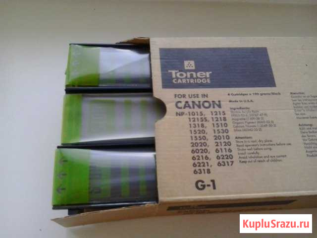 Тонер-тубы G-1 для принтеров и мфу Canon Королев - изображение 1