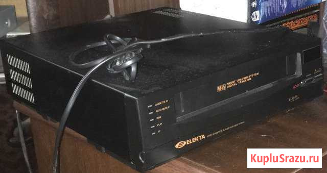 Видеоплеер кассетный VHS Elekta Япония Егорьевск - изображение 1