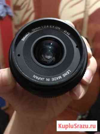 Объектив Sigma 19 m 2.8 f for sony Мытищи