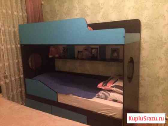 Кровать двухьярусная с матрасом Варениковская