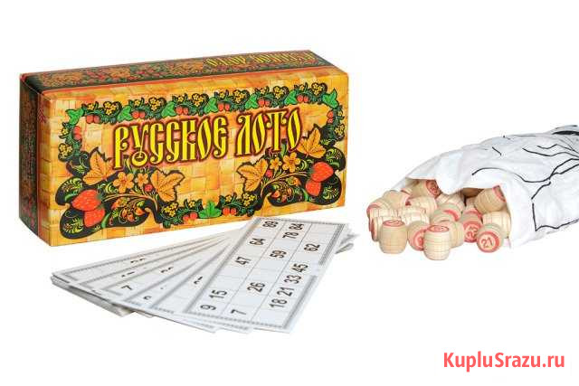 Игра : Русское Лото Роспись в картонном боксе Анапа - изображение 1