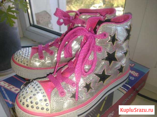 Кеды мигающие/светящиеся Skechers р.30 Таганрог - изображение 1