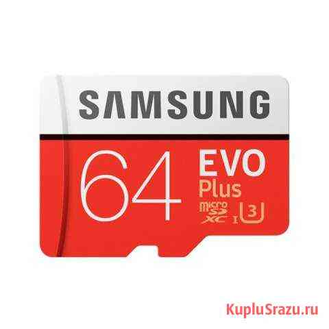 Карта памяти microSD SAMSUNG EVO Plus 64Gb Таганрог