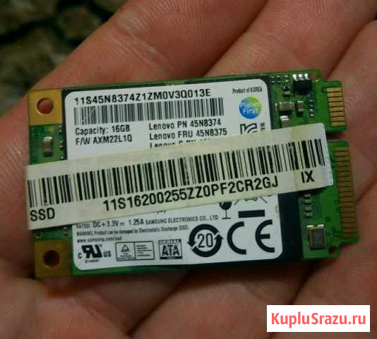 Ssd MSata 16 гб SAMSUNG Нижний Тагил - изображение 1