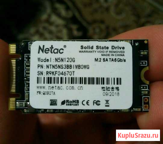 Ssd m.2 128gb Практически новый Нижний Тагил - изображение 1