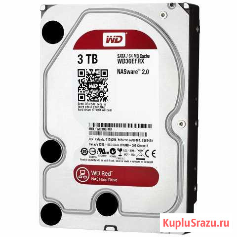 HDD 3 Гб Red IntelliPower WD30efrx Чита - изображение 1