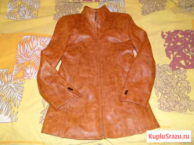 Продам кожаный пиджак Барнаул - изображение 1