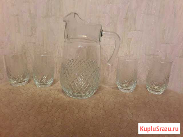Кувшин и 4 стакана Вязники - изображение 1