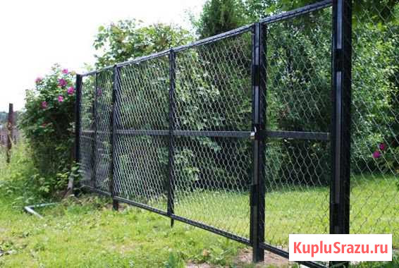 Ворота и калитки из металлопрофиля Гатчина - изображение 1