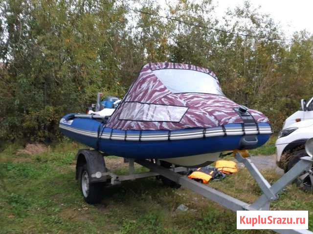Продаю комплект риб Winboat 375 luxe+мотор Северодвинск - изображение 1