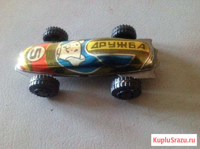 Игрушка гоночная машина.Жесть.СССР.Отличное состоя Курск - изображение 1