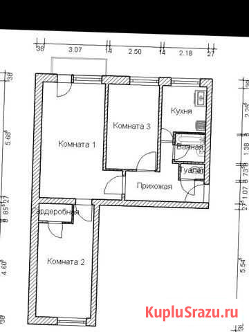 3-к квартира, 59 кв.м., 1/2 эт. Волжский - изображение 1