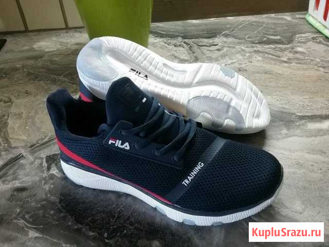 Кроссовки Fila синие на 42 и 44 размеры Иркутск - изображение 1