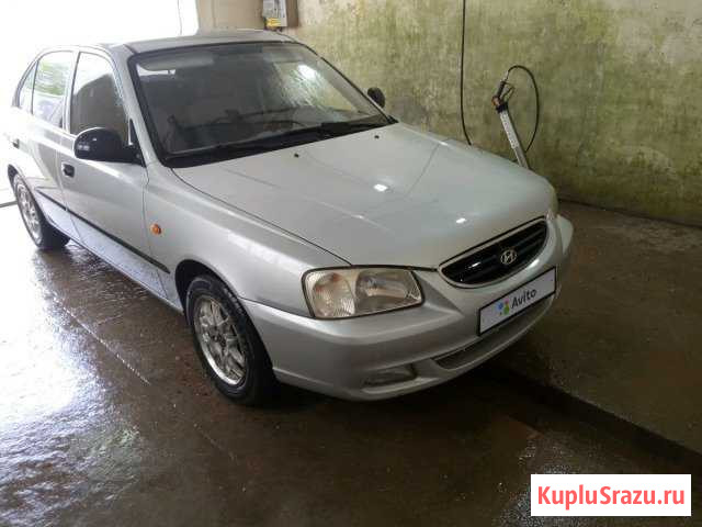 Hyundai Accent 1.6 МТ, 2005, седан Дагестанские Огни - изображение 1