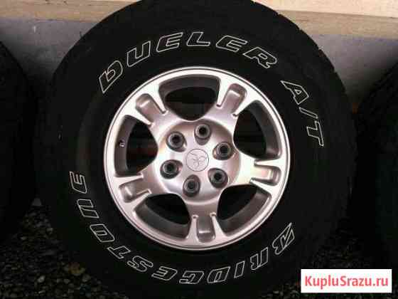 Резина bridgestone A/T, оpигинaльные литые диcки п Прохладный