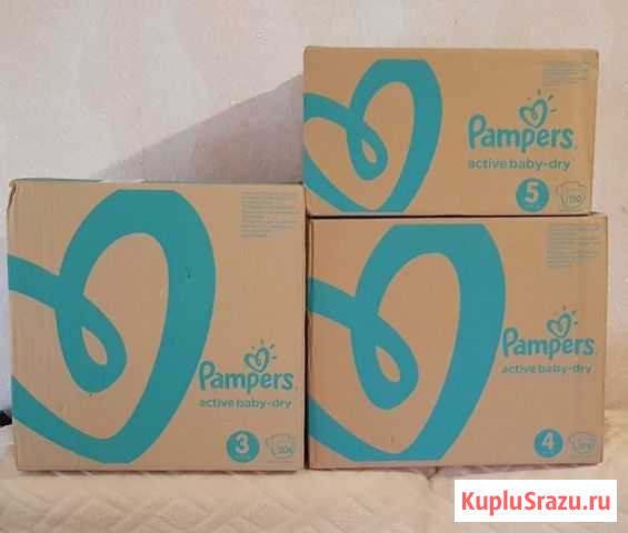 Продаю подгузники Pampers active baby-dry Евпатория - изображение 1