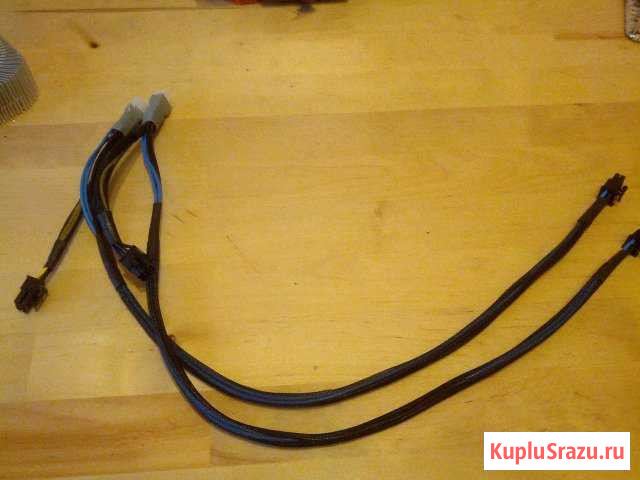 Кабель питания видеокарты 6 - 8 PIN от 60 см Омск - изображение 1