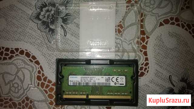 Оперативная память DDR3L SAMSUNG 4GB 1600 Mhz Шадринск - изображение 1