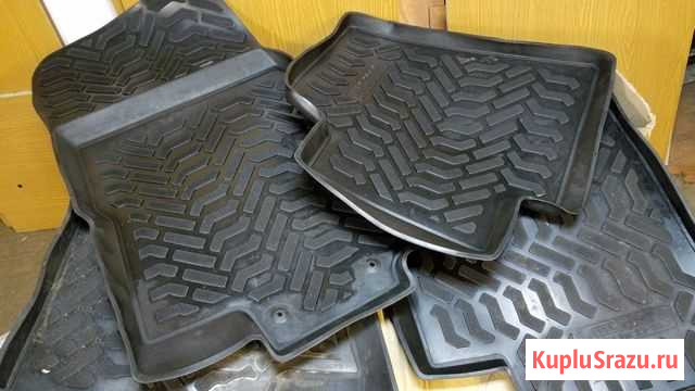 Коврики резиновые на X-Trail T32 с 2014 года Североморск - изображение 1
