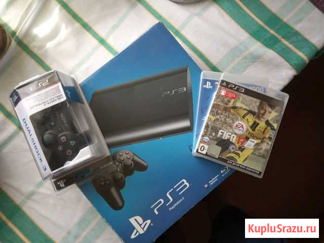 PS3 + 2 джойстика + 2 диска Борисоглебский - изображение 1
