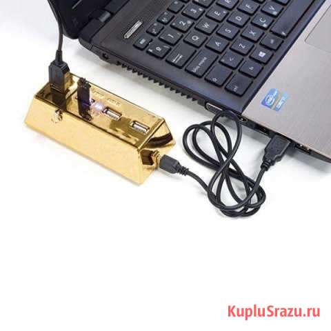 USB-хаб Слиток золота на 4 порта Рыбинск - изображение 1
