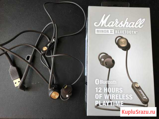 Беспроводные наушники Marshall Minor II Bluetooth Химки - изображение 1