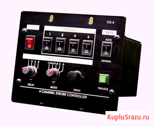 Eurolite CH-4 пульт управления 4-мя стробоскопами Солнечногорск - изображение 1