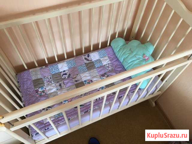 Кровать люлька из массива сосны Армавир - изображение 1