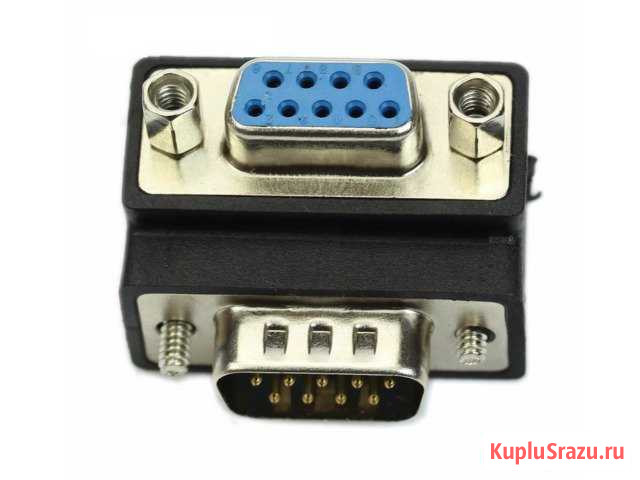 Угловой адаптер 90 градусов 9 Pin VGA Лабинск - изображение 1