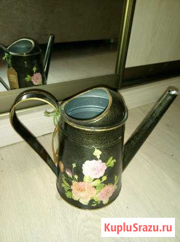 Лейка с декупажем ручной работы Видное - изображение 1