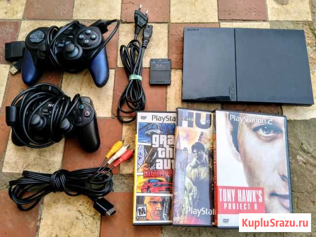 Sony PS2(чипованная) Кореновск - изображение 1