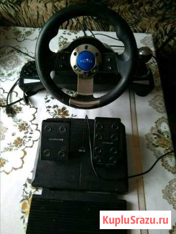 Продам игровой руль (Почти новый) Анапа - изображение 1
