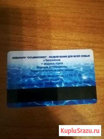 Абонемент в аквапарк Осьминожек Аксай - изображение 1