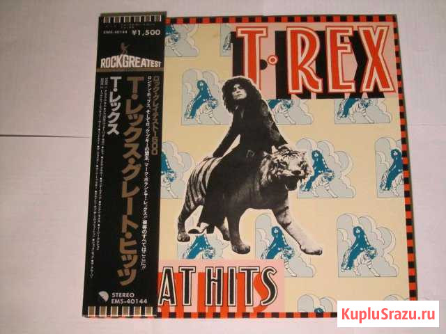 T-Rex Greatest Hits (1979, Japan, OBI, NM) Северодвинск - изображение 1