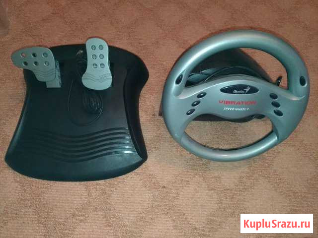Игровой руль Genius speed wheel 3 Белгород - изображение 1
