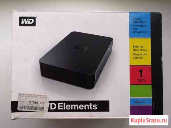 3.5 Внешний HDD WD Elements Desktop 1T Астрахань